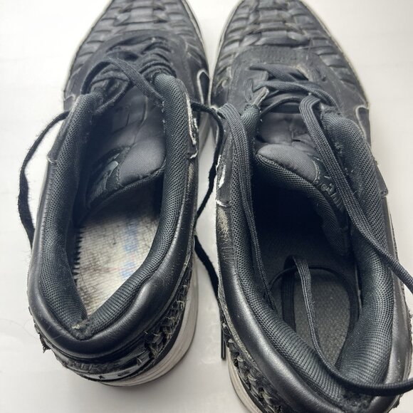 Men Size 8 - Nike Air Max 1 Woven Black Dark Grey 725232-001 (Missing 1 insole) - Picture 8 of 11